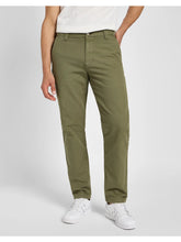 Męskie Spodnie Materiałowe Lee Relaxed Workwear Chino Mercantil Green 112355786 L78K008526